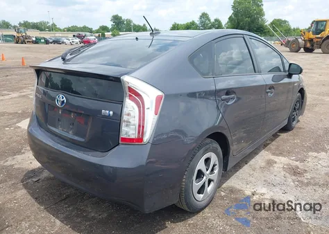 2013 Toyota Prius Three from USA, damaged, VIN JTDKN3DU1D1618467